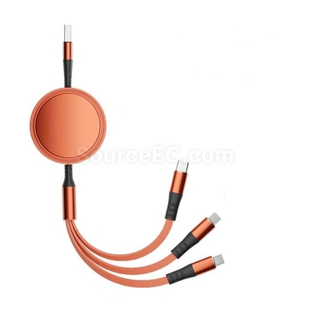 Customization Multifunctional Three-In-One Charging Cable Promotional Products
