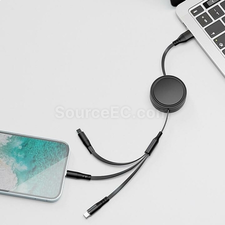 Customization Multifunctional Three-In-One Charging Cable Promotional Products