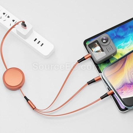 Customization Multifunctional Three-In-One Charging Cable Promotional Products