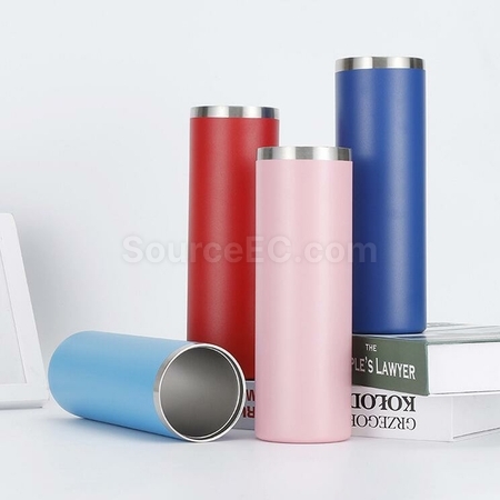 Customization Straight Stainless Steel Double-Layer Thermos Mug Promotional Products