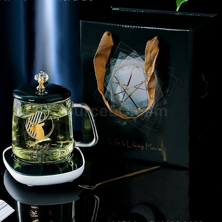 Customization Automatic Thermostatic Glass Heating Pad Set Promotional Products