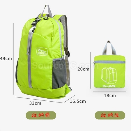Customization 30L Large Capacity Folding Backpack Promotional Products
