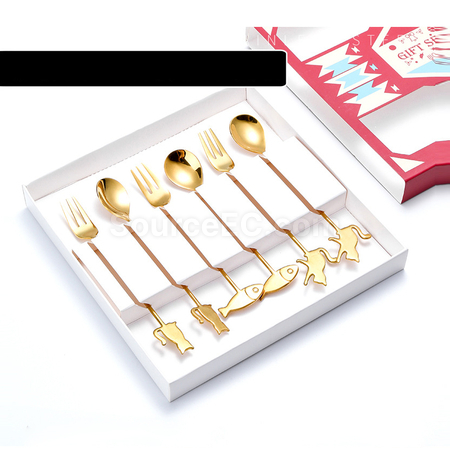 Customization Coffee Spoon Fork Set Promotional Products