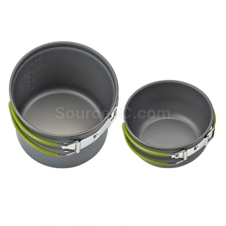 Customization Outdoor Portable Camping Tableware Set Pot Promotional Products