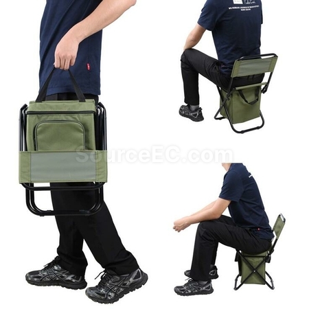 Customization 3-In-1 Leisure Camping Portable Outdoor Folding Chair Promotional Products