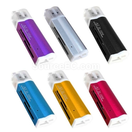 Customization Aluminum alloy card reader USB2.0 Promotional Products