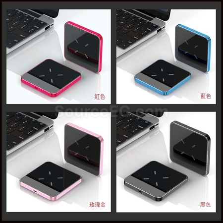 Customization Ultra-Thin Metal Desktop Wireless Charger Promotional Products
