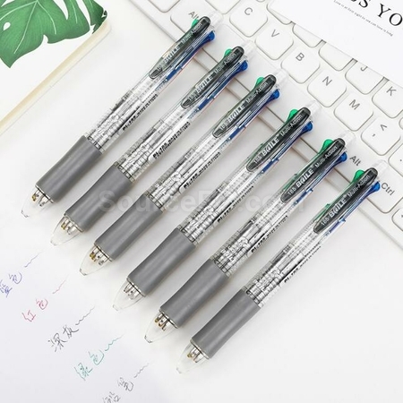Customization Multifunctional 4-Color Ballpoint Pen + Mechanical Pencil Promotional Products