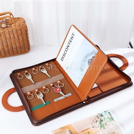 Customization Faux Sheepskin Zip Bag Promotional Products