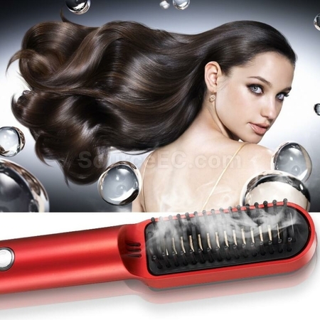 Customization USB Dual-Purpose Straight Hair Curler Negative Ion Styling Comb Promotional Products