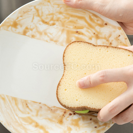Customization Japanese bread shape kitchen cleaning sponge Promotional Products