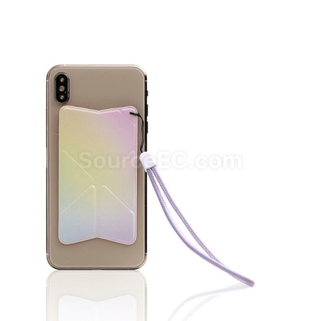 Customization Faux Leather Phone Holder with Back Sticker Promotional Products
