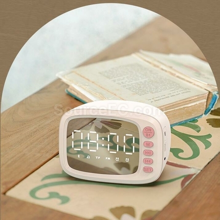 Customization Mini Bluetooth Smart Charging Can Be A Small Alarm Clock Promotional Products