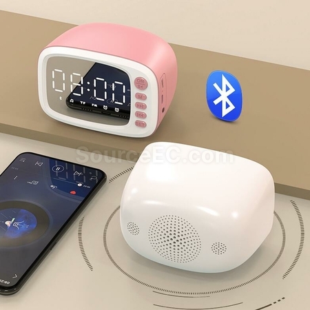 Customization Mini Bluetooth Smart Charging Can Be A Small Alarm Clock Promotional Products