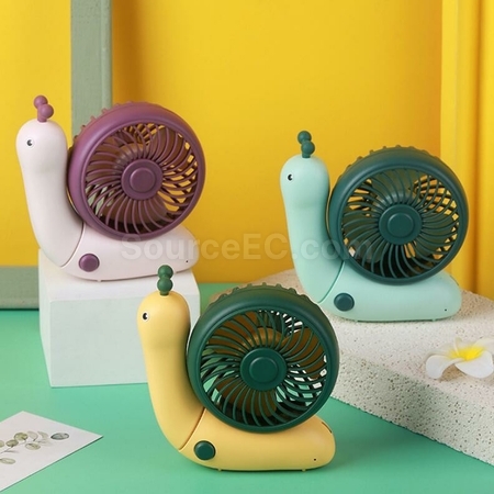 Customization Snail USB Charging Portable Small Fan Promotional Products