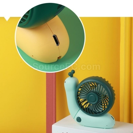 Customization Snail USB Charging Portable Small Fan Promotional Products