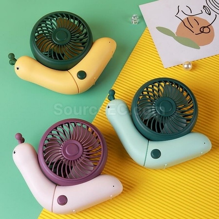 Customization Snail USB Charging Portable Small Fan Promotional Products