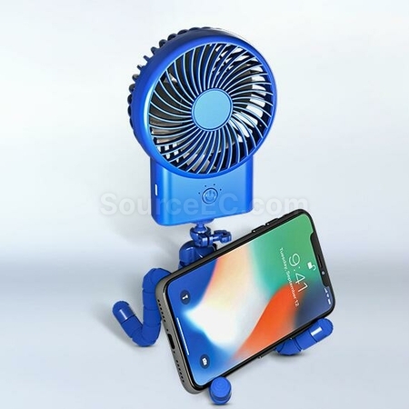Customization andheld Octopus Jellyfish USB Tripod Small Fan Promotional Products