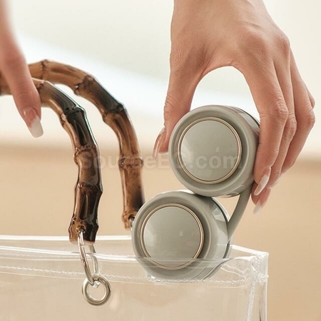 Customization USB Pocket Portable Hanging Neck Leafless Small Fan Promotional Products