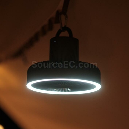 Customization USB Charging Camping Portable Small Ceiling Fan Light Promotional Products