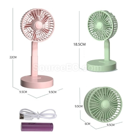 Customization USB Portable Telescopic Small Fan Promotional Products
