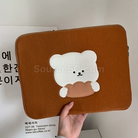 Customization Embroidered Bear Tablet Bag Promotional Products