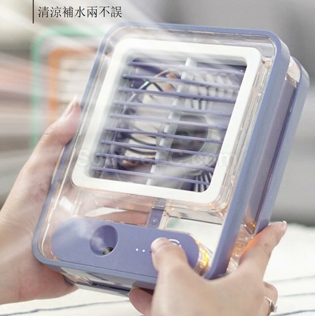 Customization Transparent light touch air conditioner fan Promotional Products