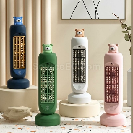 Customization USB Shaking Head Spray Charging Tower Air Conditioner Fan Promotional Products