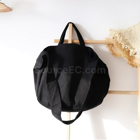 Customization Solid Color Literary One-Shoulder Denim Messenger Bag Promotional Products