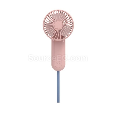 Customization Travel USB Power Bank Lanyard Portable Small Fan Promotional Products