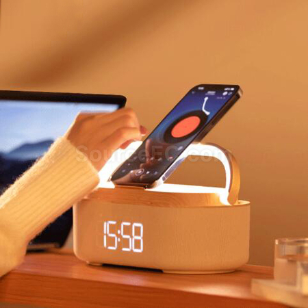 Customization Bluetooth Speaker Wireless Charging Mobile Phone Bracket Promotional Products