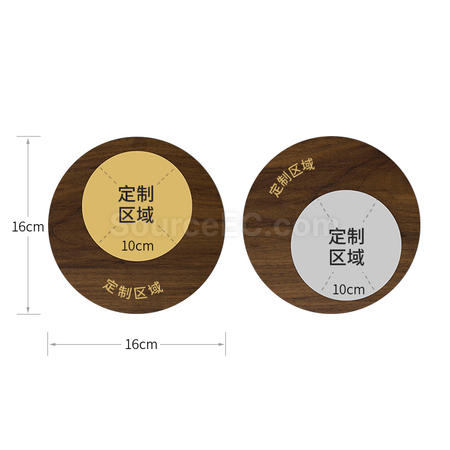 Customization Black Walnut Medal Promotional Products