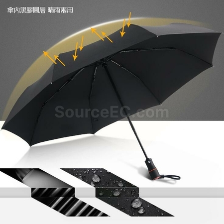 Customization USB charging one-button opening and closing pulse electric umbrella Promotional Products