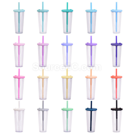 Customization Double-layer Straw Cup Promotional Products