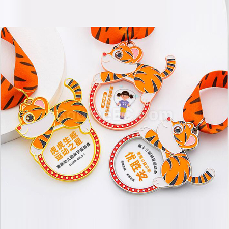 Customization Year Of The Tiger Metal Medal Promotional Products