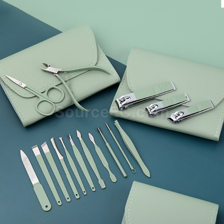 Customization PU Leather Manicure Set Promotional Products