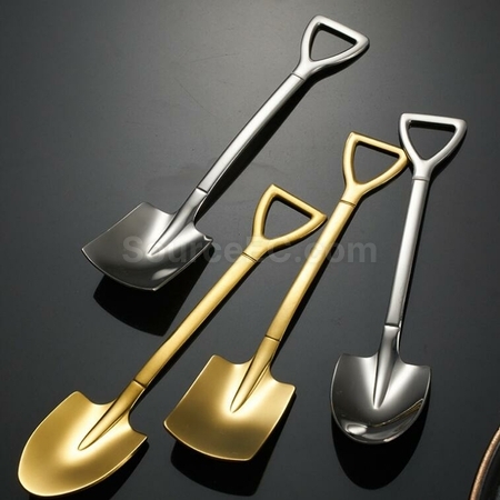 Customization Creative small spade shovel stirring spoon Promotional Products