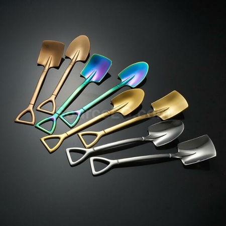 Customization Creative small spade shovel stirring spoon Promotional Products