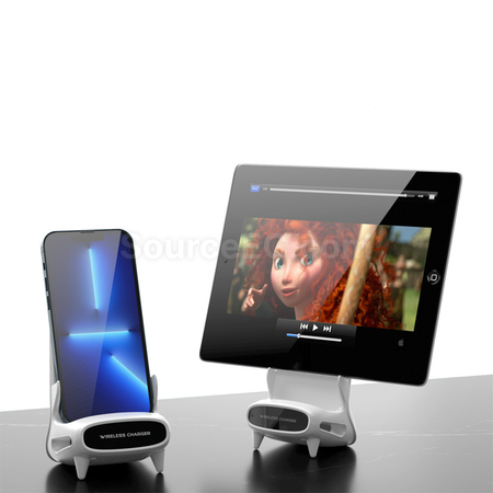 Customization Phone Holder With 15W Wireless Charger Promotional Products