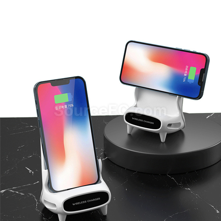 Customization Phone Holder With 15W Wireless Charger Promotional Products