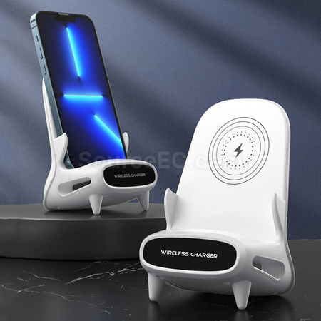 Customization Phone Holder With 15W Wireless Charger Promotional Products