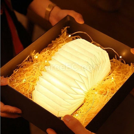 Customization Rechargeable Wooden Organ LED Light Promotional Products