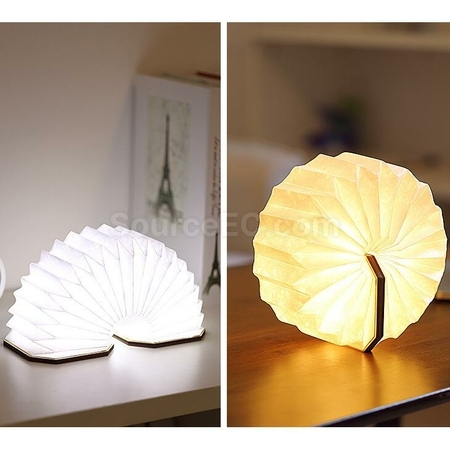 Customization Rechargeable Wooden Organ LED Light Promotional Products