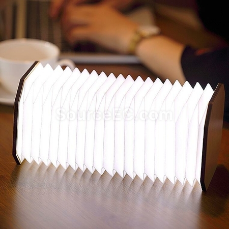 Customization Rechargeable Wooden Organ LED Light Promotional Products