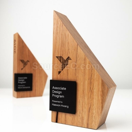Customization Creative Wood Trophy Promotional Products