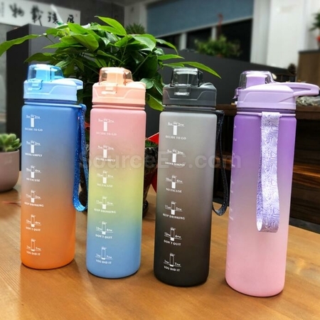 Customization Sports Inspirational Water Bottle 1000ml Promotional Products