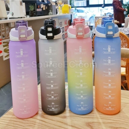 Customization Sports Inspirational Water Bottle 1000ml Promotional Products