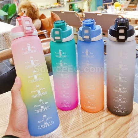 Customization Sports Inspirational Water Bottle 1000ml Promotional Products
