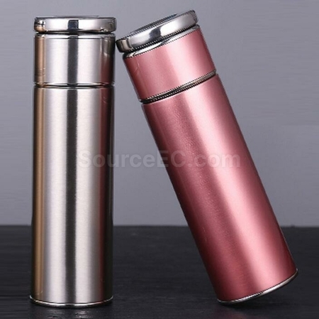 Customization 304 Stainless Steel Ceramic Liner Tea Water Separation Thermos Cup Promotional Products