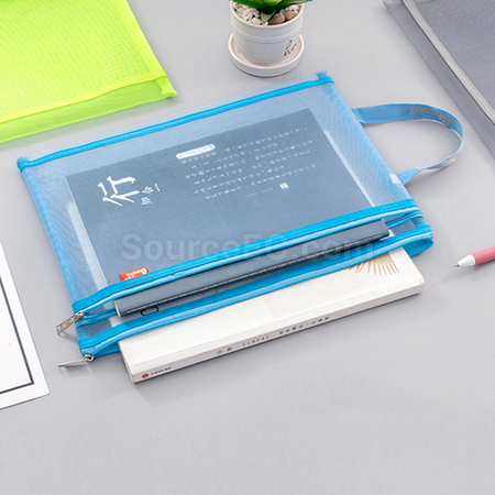 Customization Portable Two-zipper File Bag Promotional Products